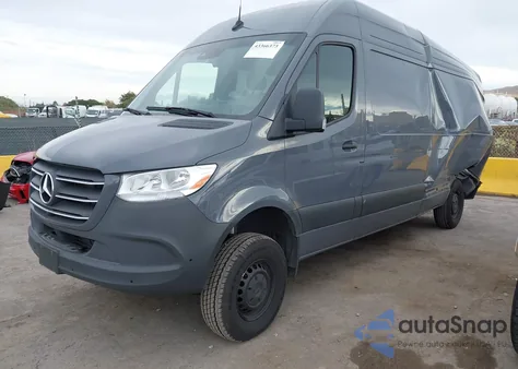 2024 Mercedes-Benz Sprinter 2500 High Roof 4-Cyl Diesel Ho z USA, uszkodzony, nr VIN W1W4NCVY9RT174149